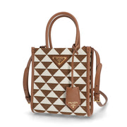 PRADA ショルダーバッグ ジャカード織り レザー