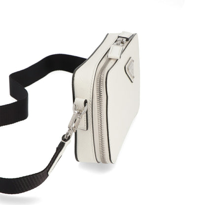 PRADA ショルダーバッグ ホワイト サフィアーノ