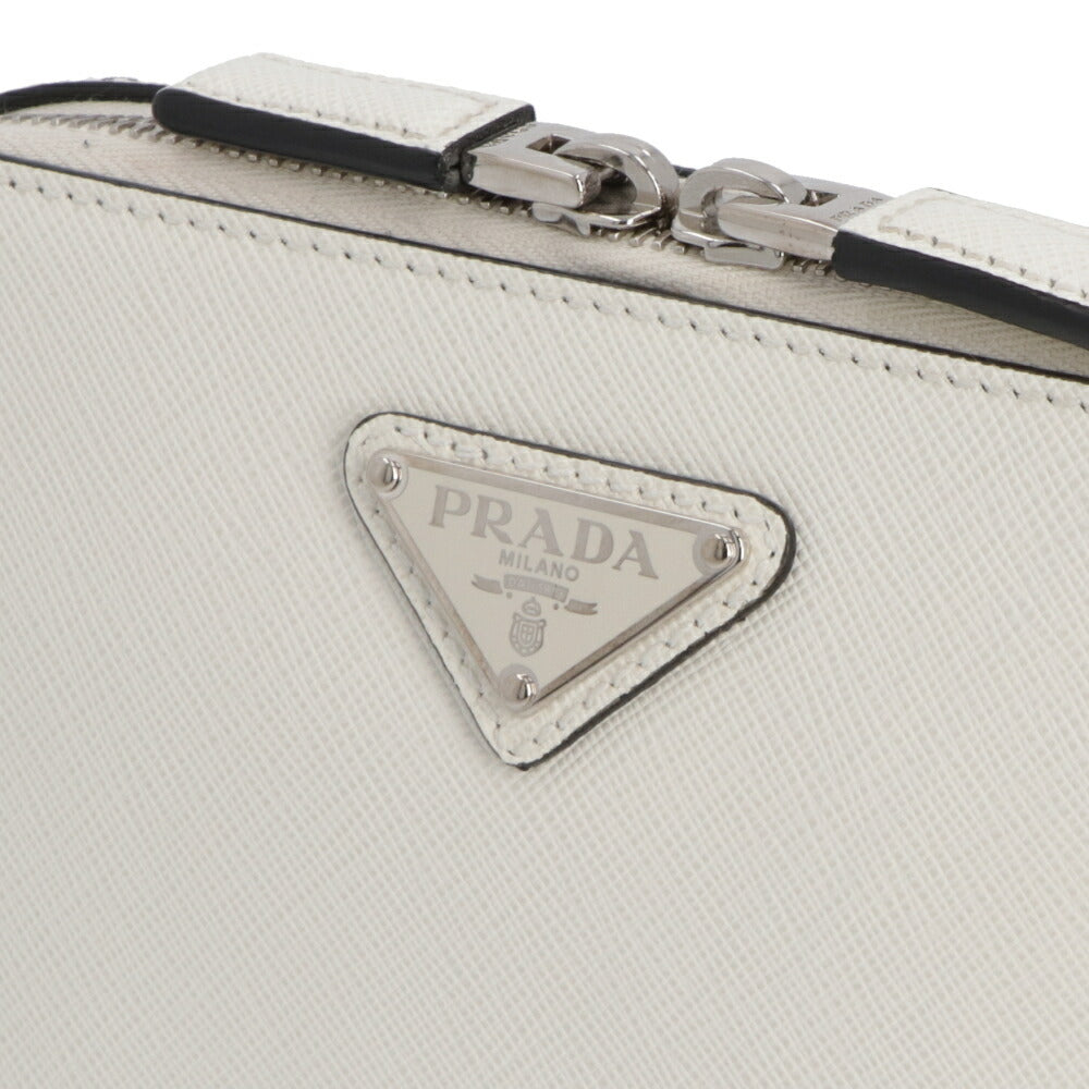 PRADA ショルダーバッグ ホワイト サフィアーノ