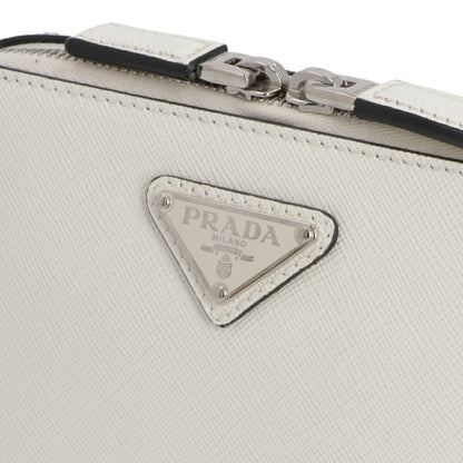 PRADA ショルダーバッグ ホワイト サフィアーノ