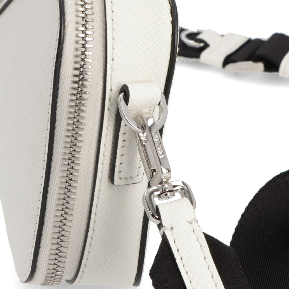 PRADA ショルダーバッグ ホワイト サフィアーノ