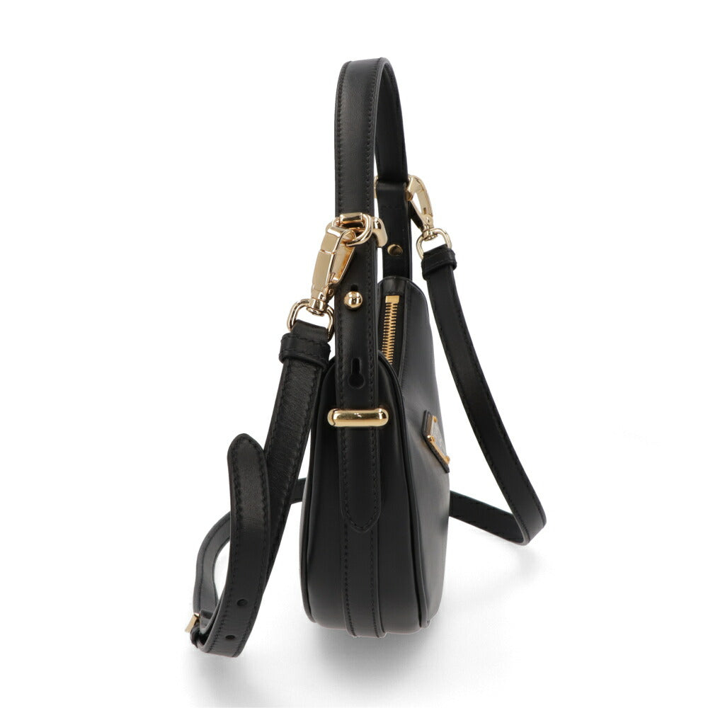 PRADA ショルダーバッグ 三日月バッグ トライアングルロゴ