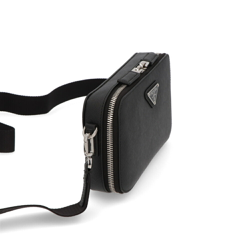 PRADA ショルダーバッグ BRIQUE ブリック ブラック サフィアーノ 2VH173
