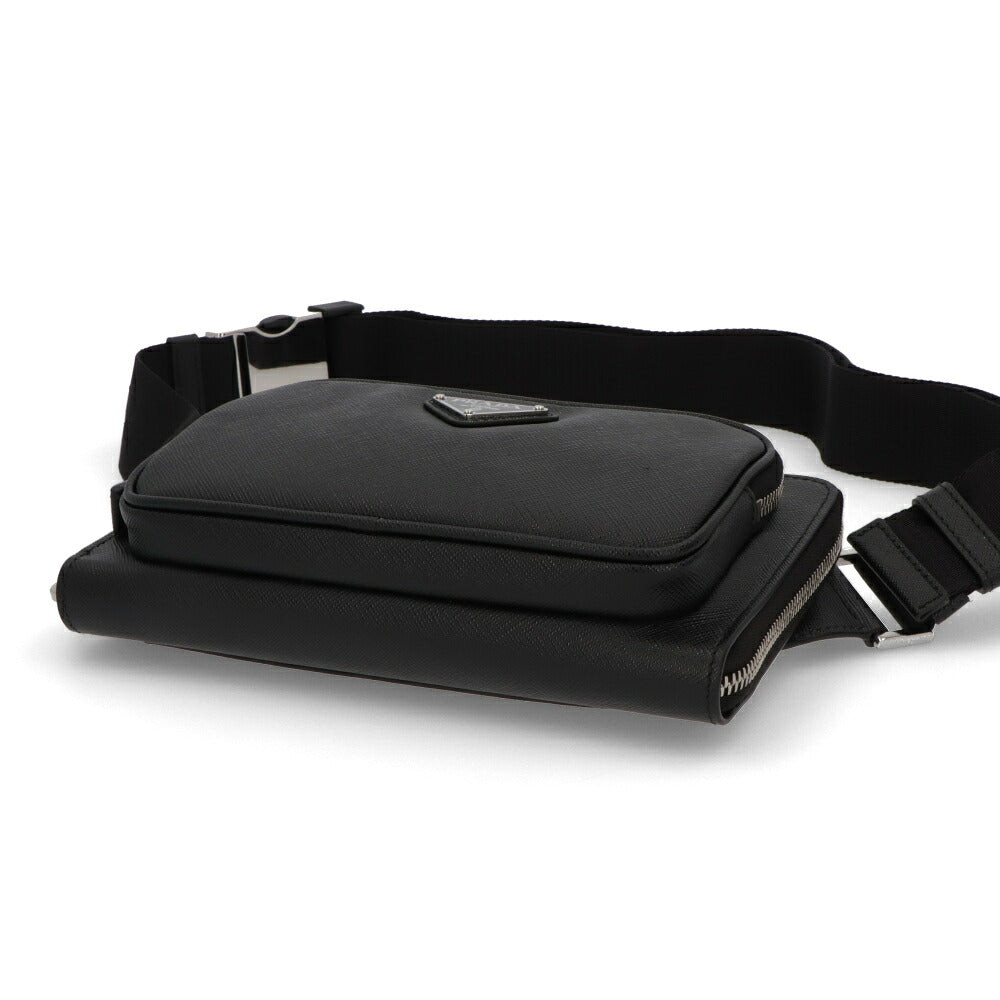 PRADA ショルダーバッグ ブラック サフィアーノ 2VH156