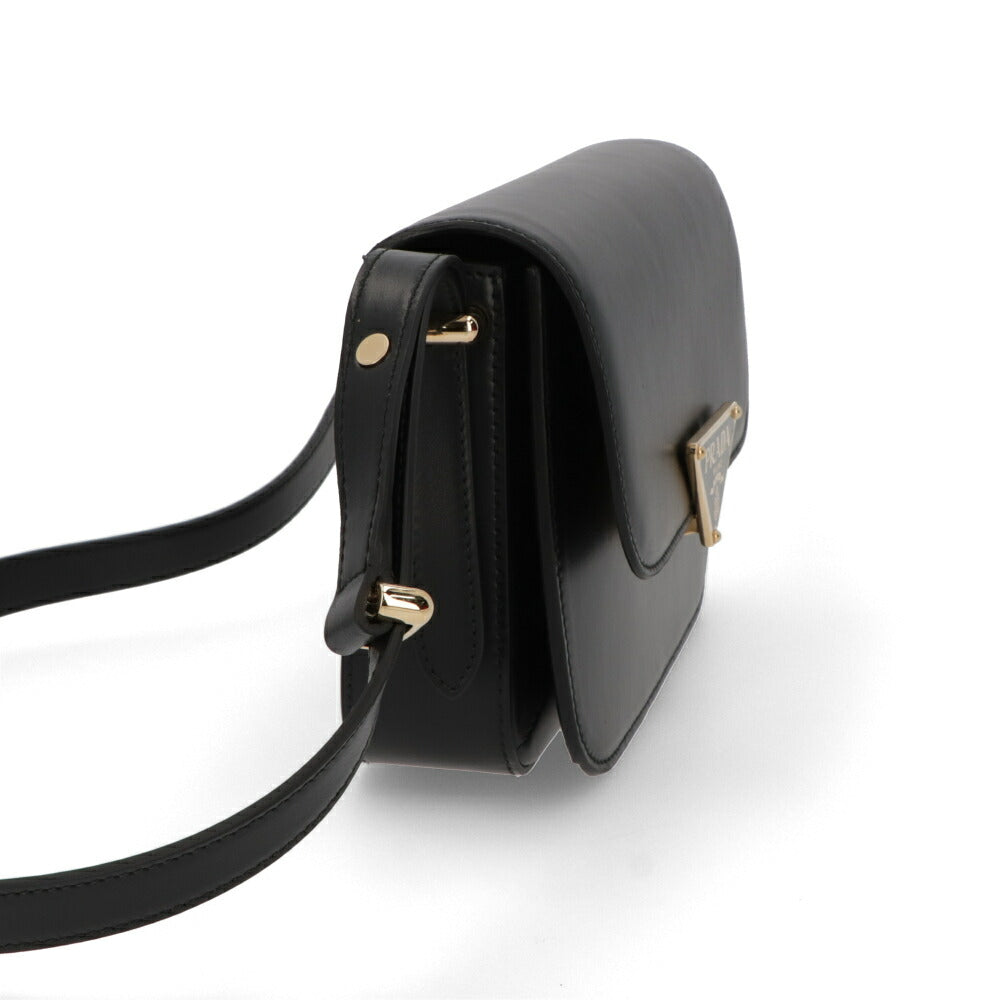 PRADA ショルダーバッグ ブラック レザー 1BD375