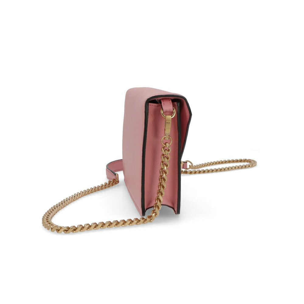 PRADA ショルダーバッグ ピンク クラッチバッグ クロスボディ トライアングルロゴ 1BD318 NZV