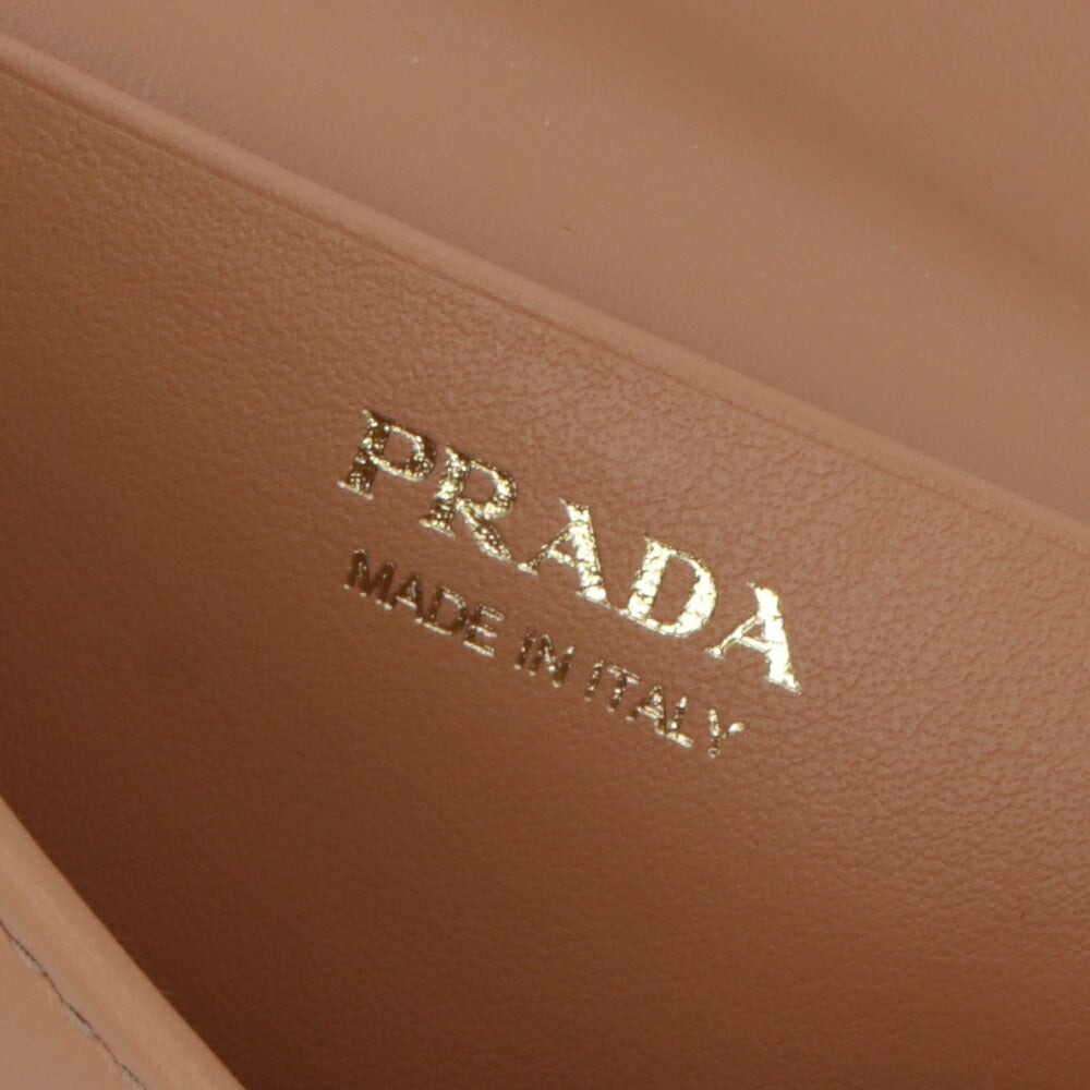 PRADA ショルダーバッグ ベージュ系 ミニバッグ カードケース 1MR024 2CYC