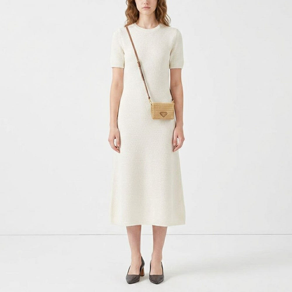 PRADA ショルダーバッグ ベージュ系 ミニバッグ カードケース 1MR024 2CYC