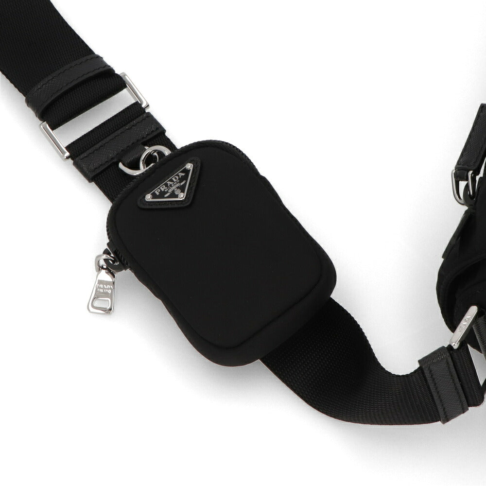 PRADA プラダ ユニセックス バッグ ショルダーバッグ ブラック ファブリック クロスボディバッグ Re-Nylon 1BD953VB1M RV44 F0002