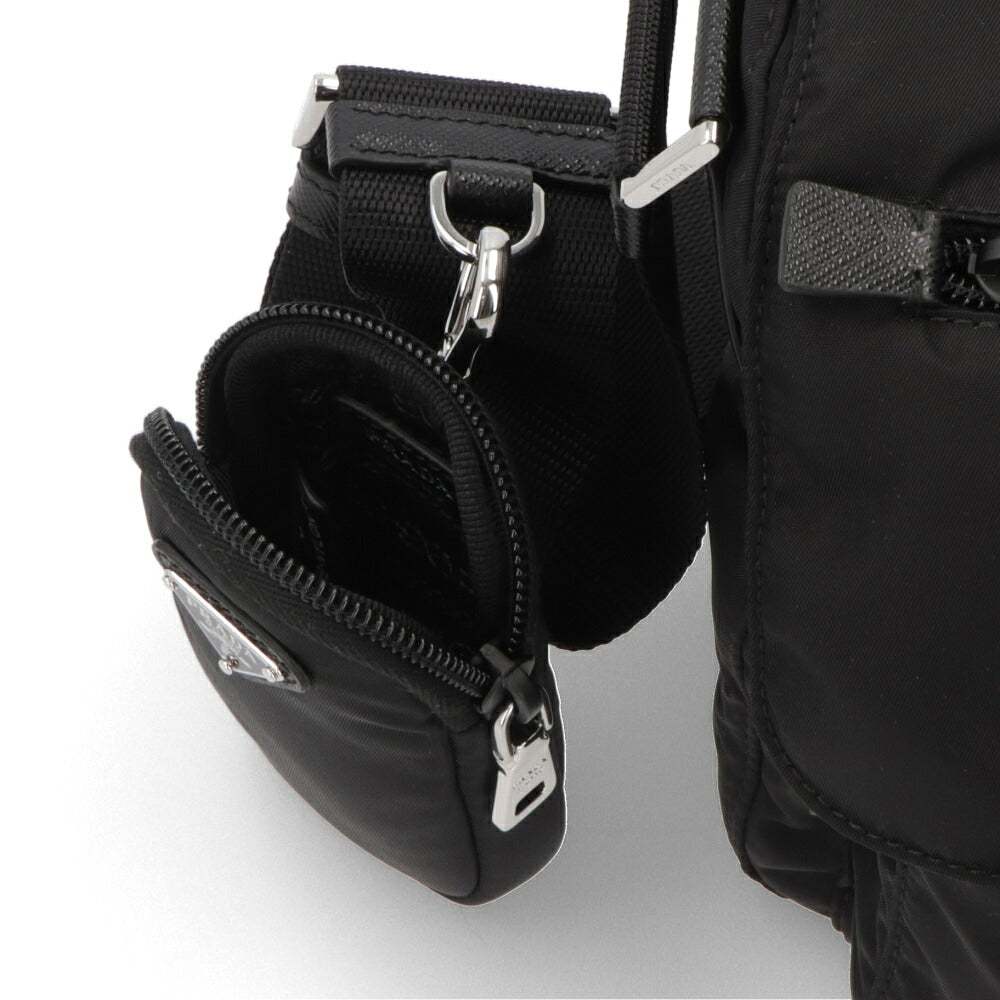 PRADA プラダ ユニセックス バッグ ショルダーバッグ ブラック ファブリック クロスボディバッグ Re-Nylon 1BD953VB1M RV44 F0002