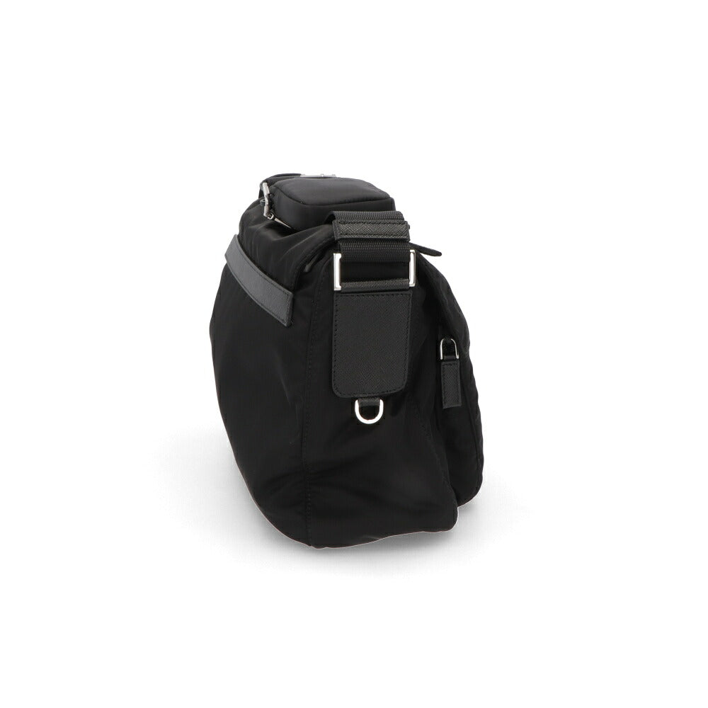 PRADA プラダ ユニセックス バッグ ショルダーバッグ ブラック ナイロン Re-Nylon クロスボディバッグ メッセンジャーバッグ 1BD994VB1M RV44 F0002