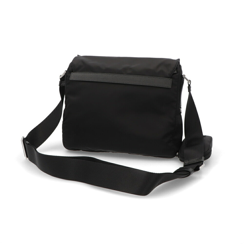 PRADA プラダ ユニセックス バッグ ショルダーバッグ ブラック ナイロン Re-Nylon クロスボディバッグ メッセンジャーバッグ 1BD994VB1M RV44 F0002