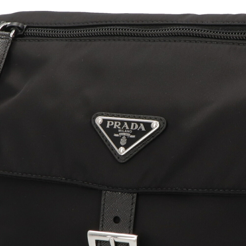 PRADA プラダ ユニセックス バッグ ショルダーバッグ ブラック ナイロン Re-Nylon クロスボディバッグ メッセンジャーバッグ 1BD994VB1M RV44 F0002