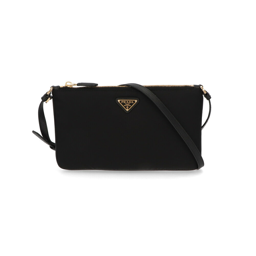 PRADA プラダ レディース バッグ ショルダーバッグ ブラック ポリアミド Re-Nylon ポーチ フラット 1NE545 2C05 F0002