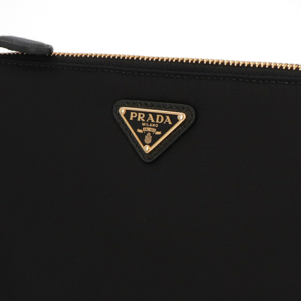 PRADA プラダ レディース バッグ ショルダーバッグ ブラック ポリアミド Re-Nylon ポーチ フラット 1NE545 2C05 F0002
