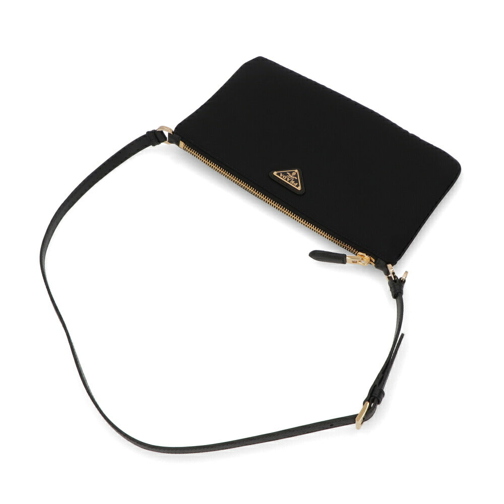 PRADA プラダ レディース バッグ ショルダーバッグ ブラック ポリアミド Re-Nylon ポーチ フラット 1NE545 2C05 F0002