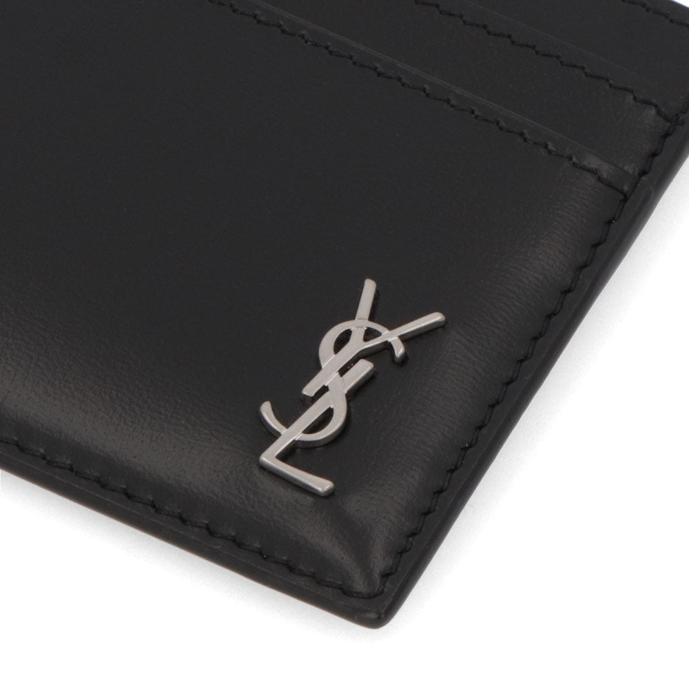 SAINT LAURENT サンローラン メンズ 雑貨 カードケース・名刺入れ ブラック ロゴ 607603