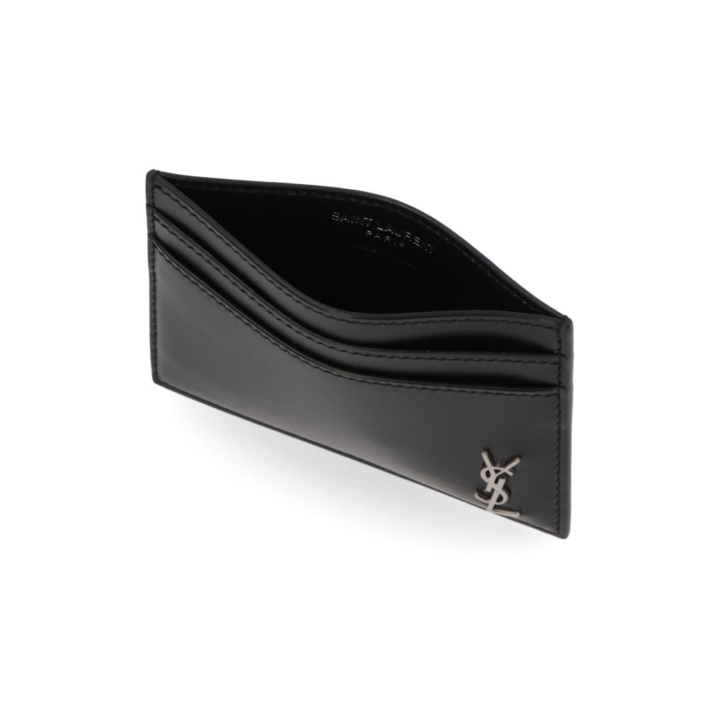 SAINT LAURENT サンローラン メンズ 雑貨 カードケース・名刺入れ ブラック ロゴ 607603