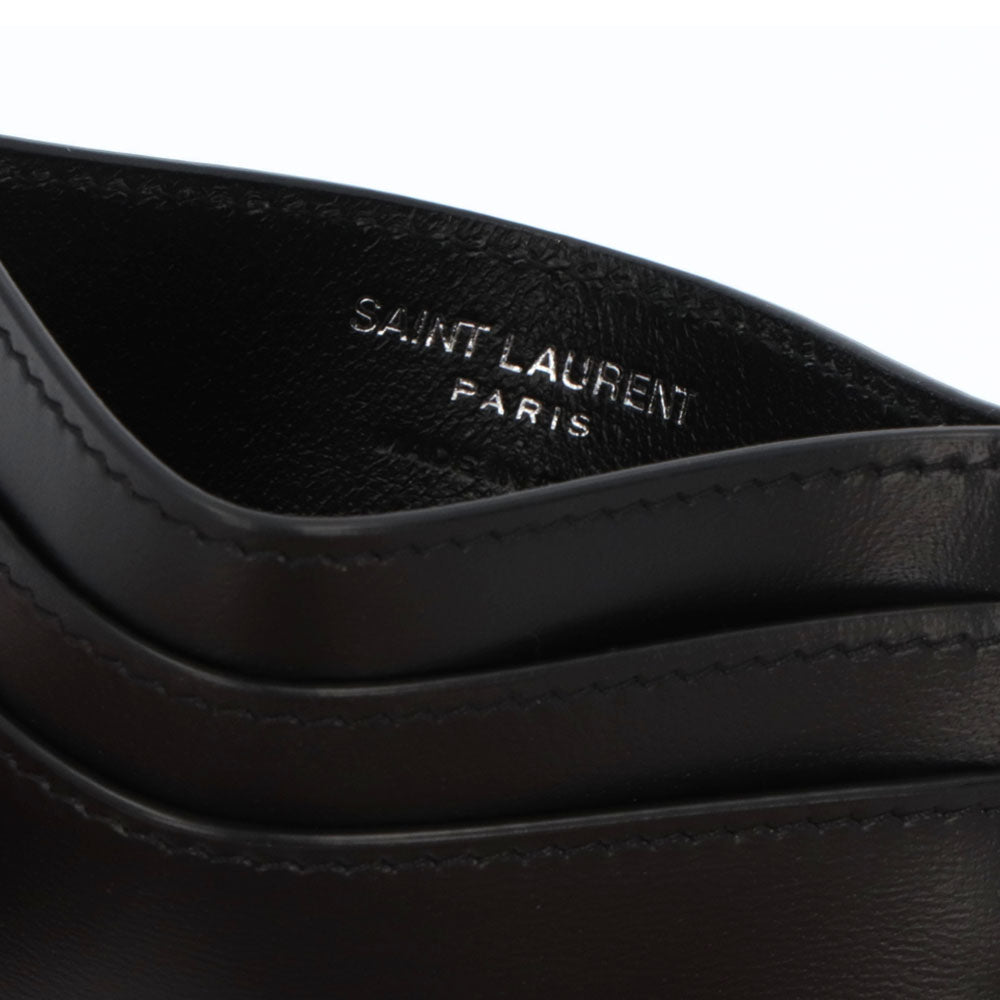 SAINT LAURENT サンローラン メンズ 雑貨 カードケース・名刺入れ ブラック ロゴ 607603