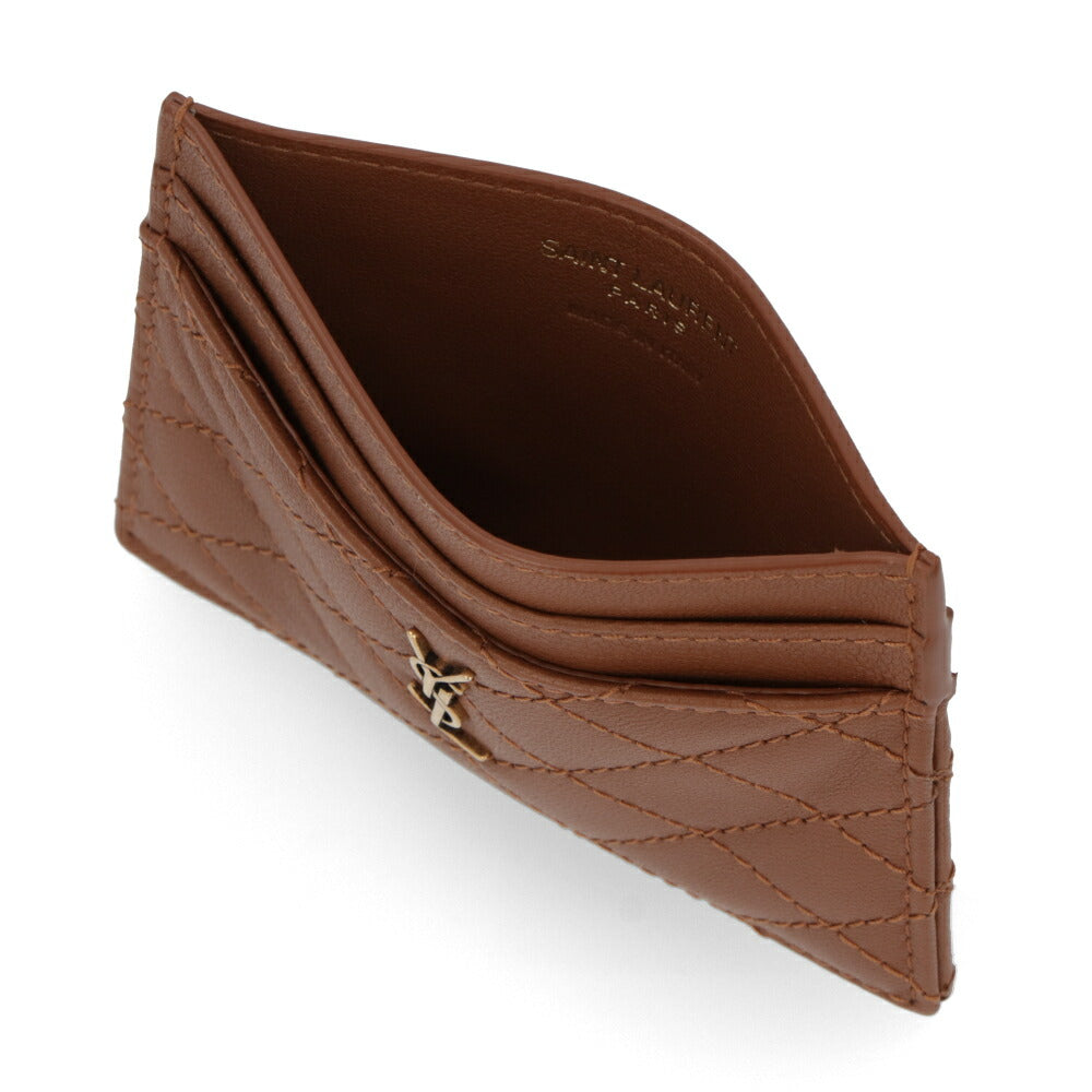 SAINT LAURENT カサンドラ マトラッセ ギャビーカードケース サンローラン SAINT LAURENT 雑貨 カードケース レディース