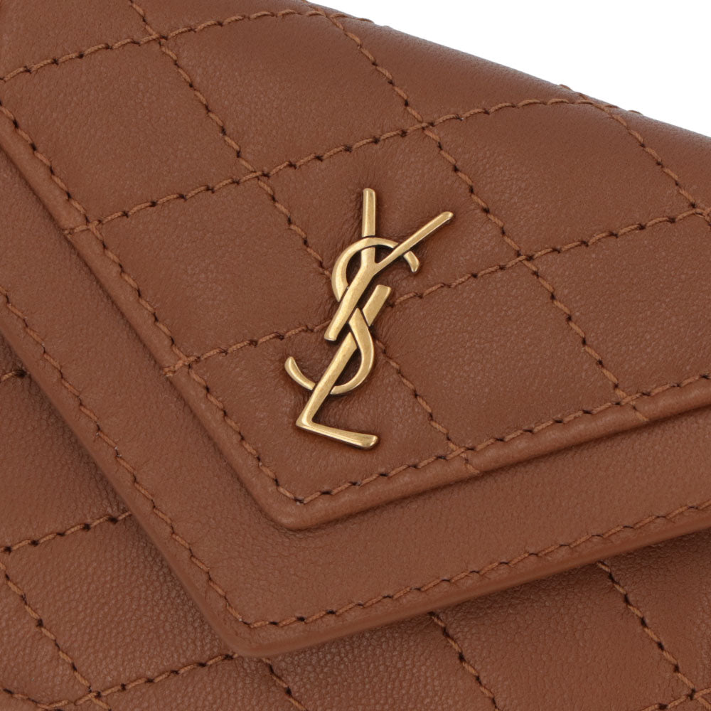 SAINT LAURENT カサンドラ マトラッセ ミニ財布