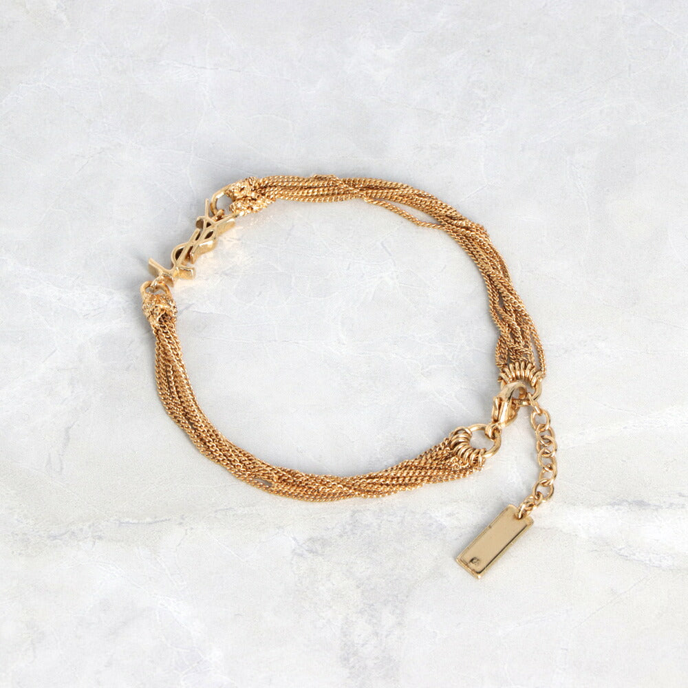 SAINT LAURENT サンローラン レディース アクセサリー ブレスレット ゴールド 真鍮 カサンドラ タッセル 804330 Y1500