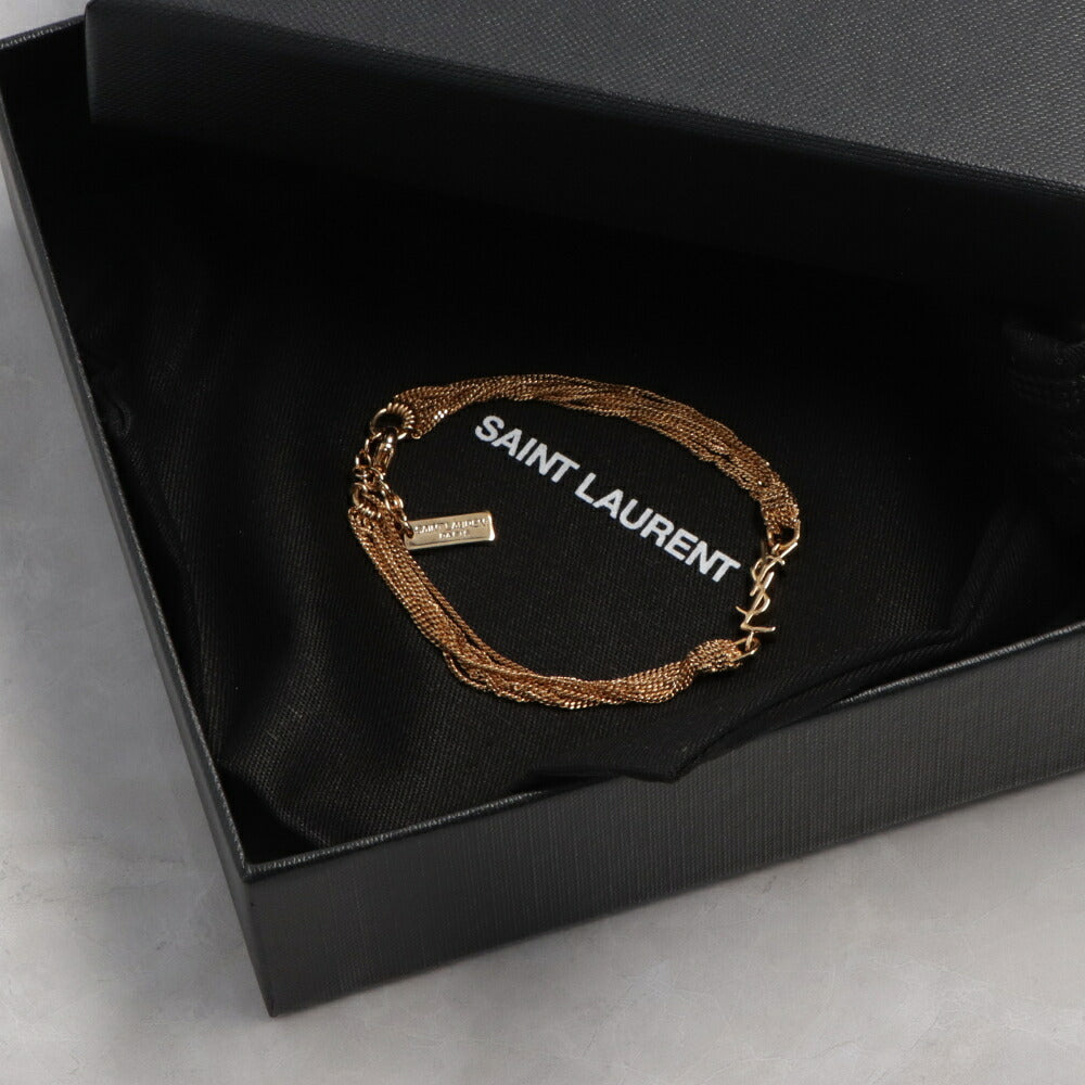 SAINT LAURENT サンローラン レディース アクセサリー ブレスレット ゴールド 真鍮 カサンドラ タッセル 804330 Y1500