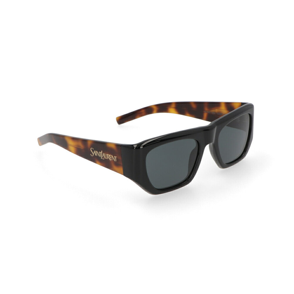 SAINT LAURENT サンローラン ユニセックス アイウェア サングラス ブラックフレーム クリアフレーム べっ甲 スクエア型 810815 Y9956