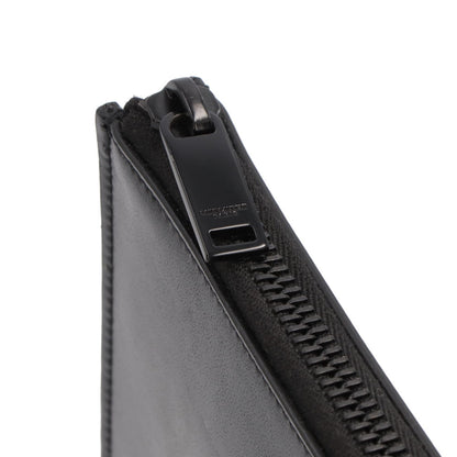 サンローラン SAINTLAURENT バッグ クラッチバッグ ユニセックス ブラック レザー ロゴ YSLイニシャル ビジネスバッグ ipadケース