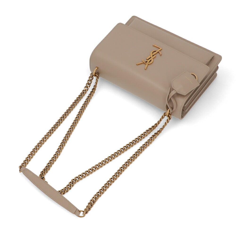 SAINT LAURENT ショルダーバッグ ブラック ベージュブラウン SUNSET サンセット クロスボディバッグ カサンドラロゴ 442906 D420W