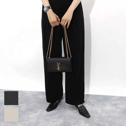 サンローラン SAINT LAURENT バッグ ショルダーバッグ レディース KATE S ケイト スモール ブラック オフホワイト カーフ レザー カサンドラロゴ 鞄 カラー3色 469390 BOW0J