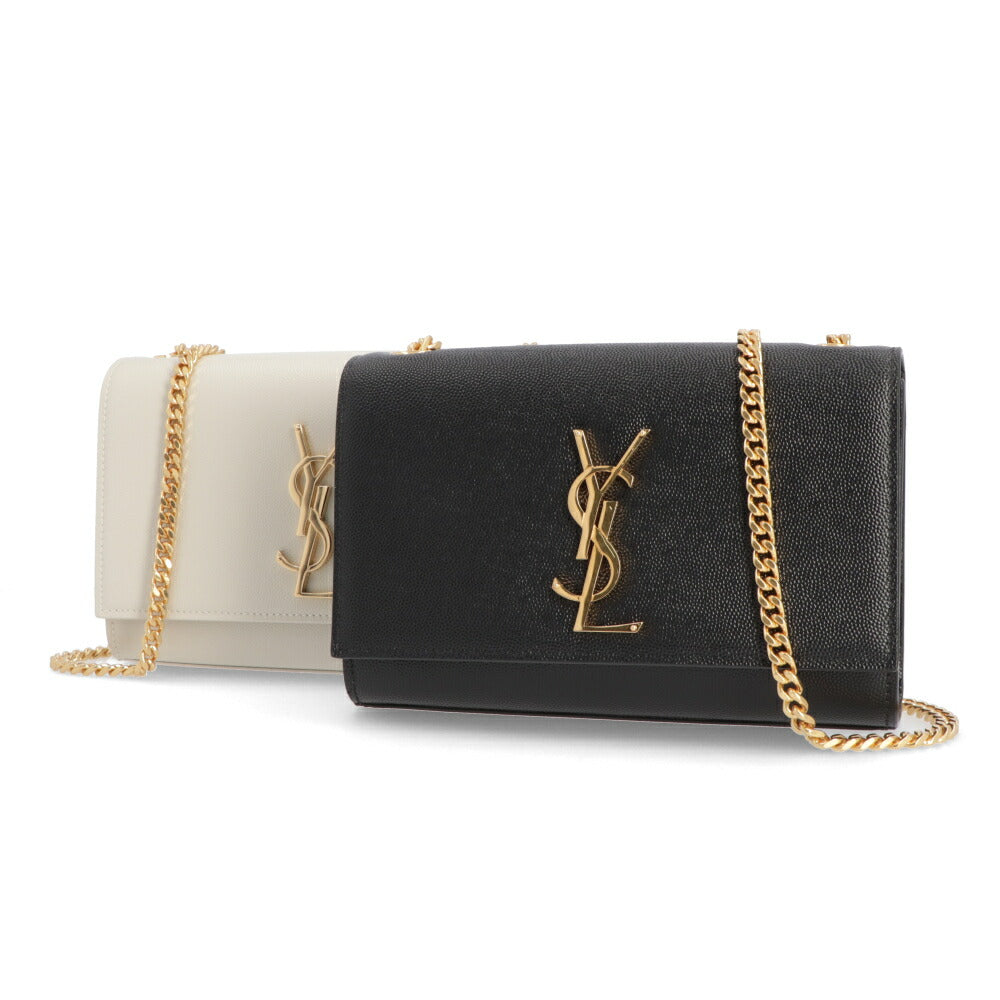 サンローラン SAINT LAURENT バッグ ショルダーバッグ レディース KATE S ケイト スモール ブラック オフホワイト カーフ レザー カサンドラロゴ 鞄 カラー3色 469390 BOW0J