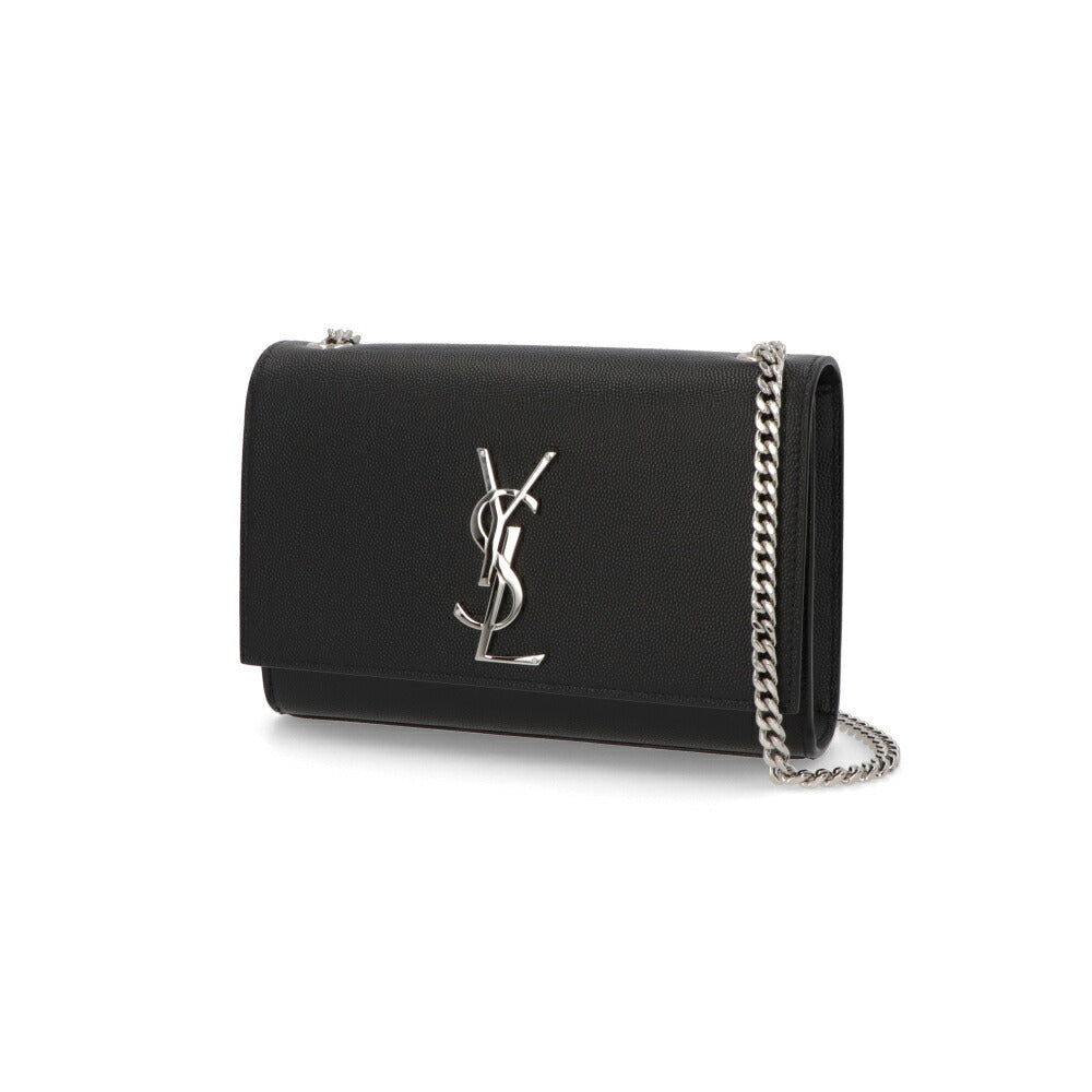 SAINT LAURENT ショルダーバッグ ブラック チェーンバッグ クロスボディバッグ カサンドラロゴ 469390 BOW0N