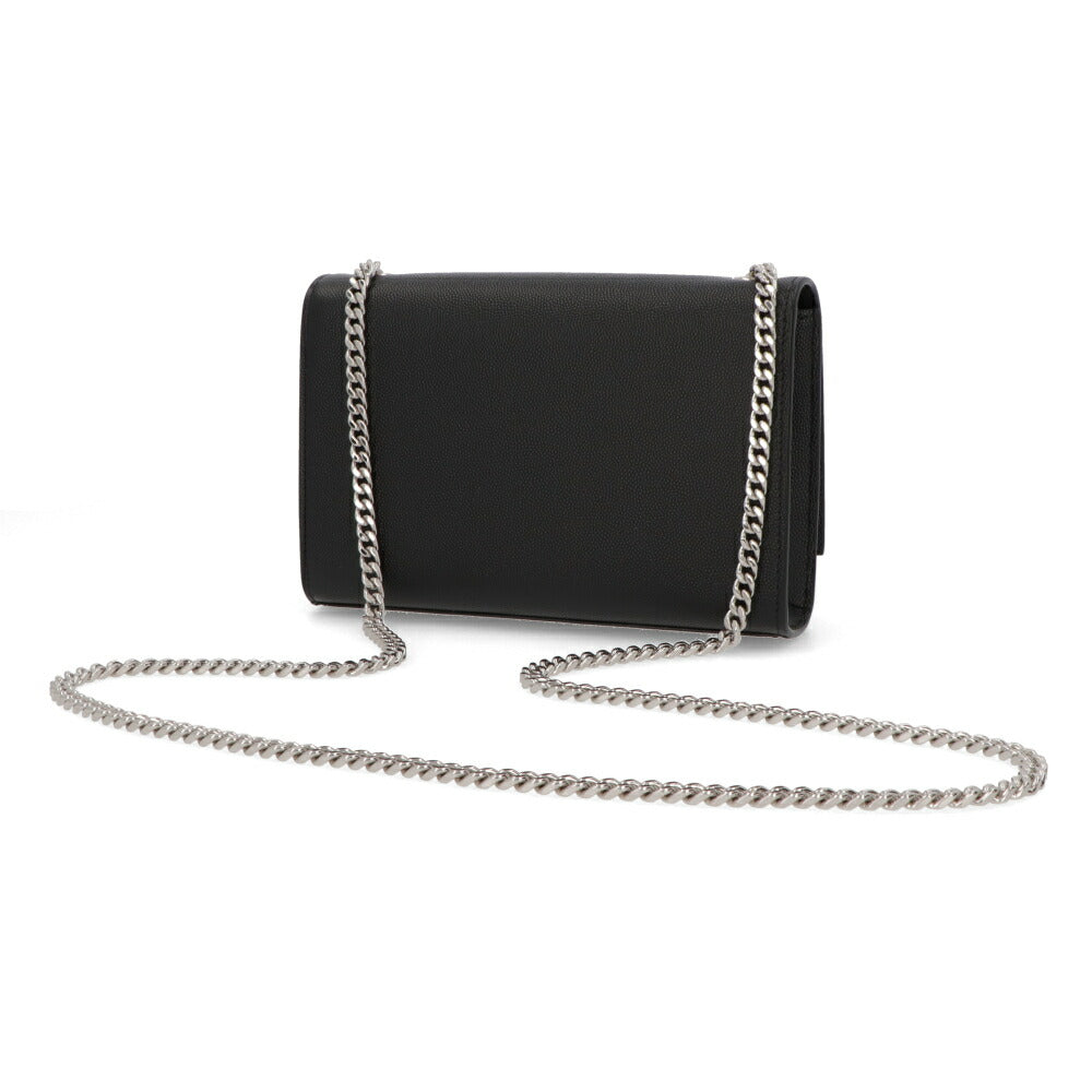 SAINT LAURENT ショルダーバッグ ブラック チェーンバッグ クロスボディバッグ カサンドラロゴ 469390 BOW0N