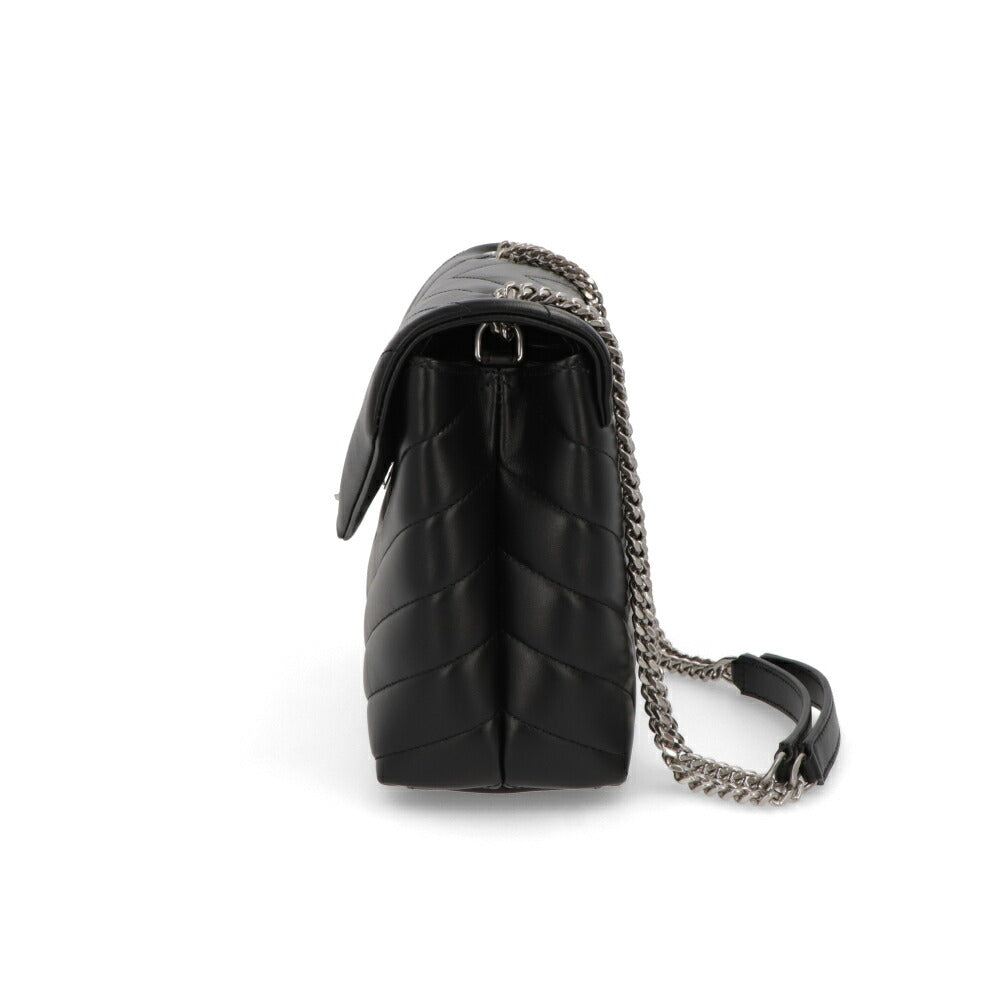 SAINT LAURENT ショルダーバッグ ブラック キルティング クロスボディバッグ カサンドラロゴ 494699 DV726