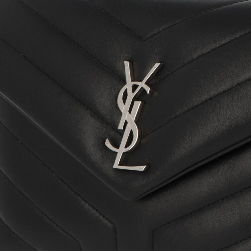 SAINT LAURENT ショルダーバッグ ブラック キルティング クロスボディバッグ カサンドラロゴ 494699 DV726