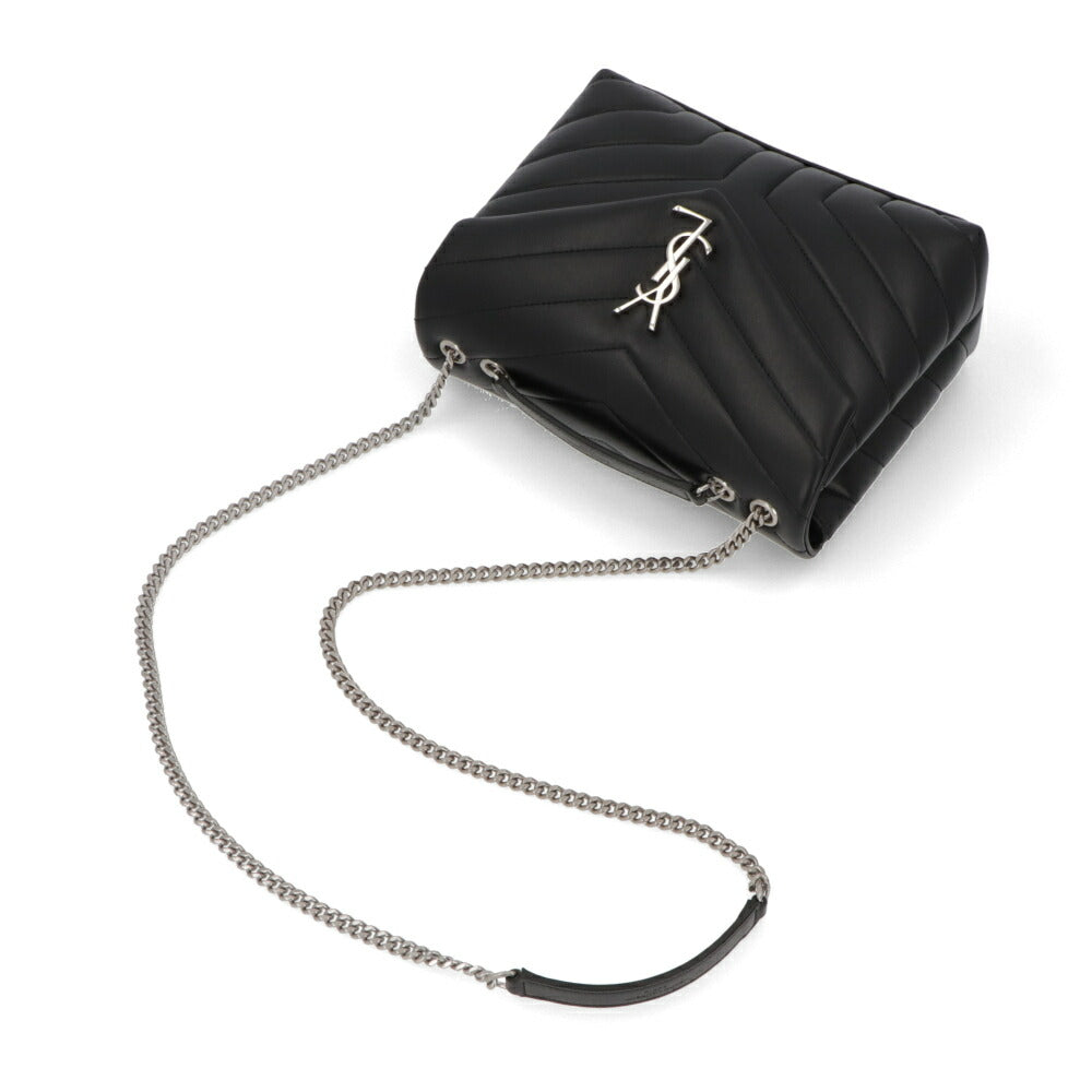 SAINT LAURENT ショルダーバッグ ブラック キルティング クロスボディバッグ カサンドラロゴ 494699 DV726