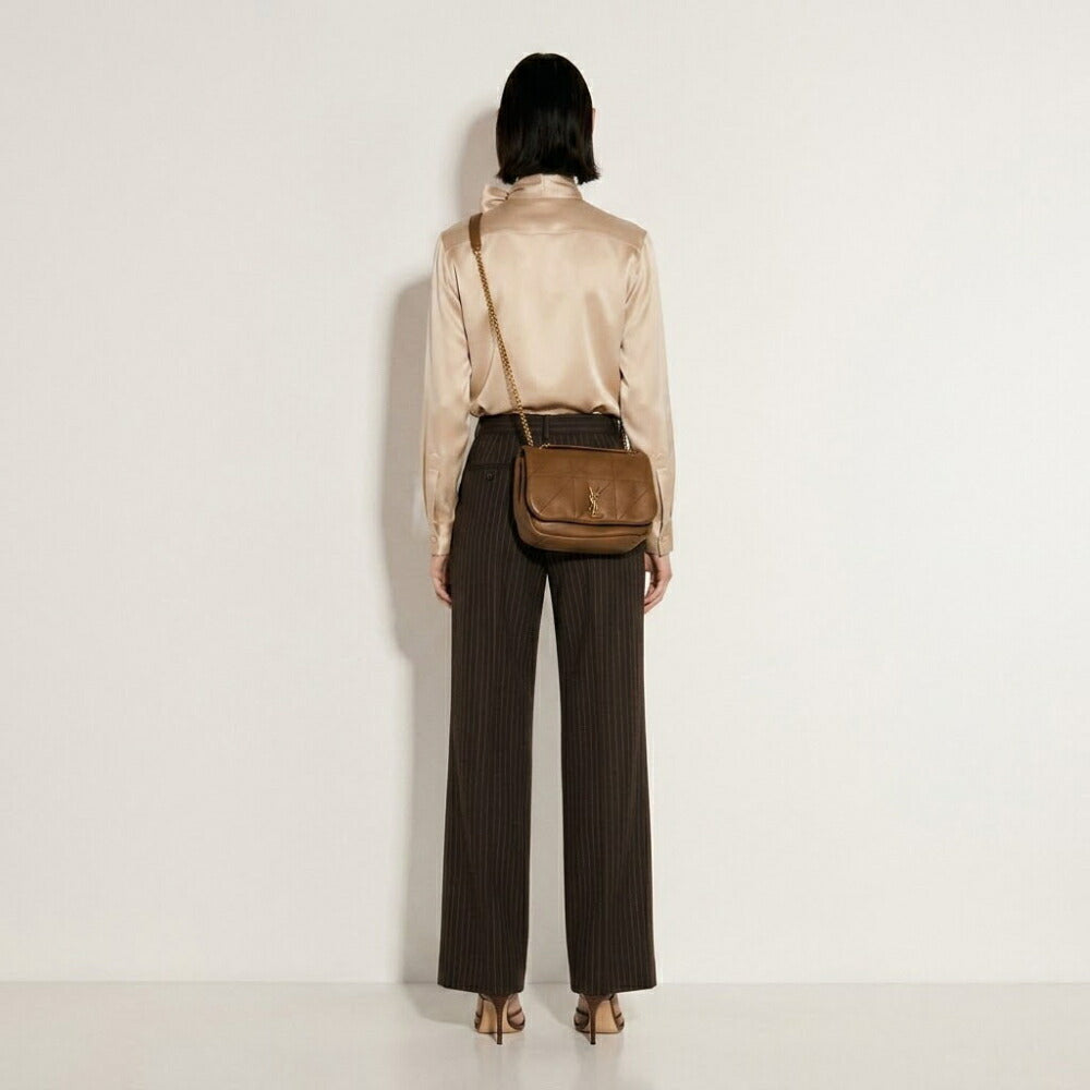 SAINT LAURENT バッグ ショルダーバッグ ブラウン ジェイミー チェーンバッグ  763475 AAB32