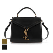 サンローラン SAINT LAURENT バッグ ハンドバッグ レディース  ブラック アーミーグリーン レザー ショルダーバッグ カサンドラロゴ 623930