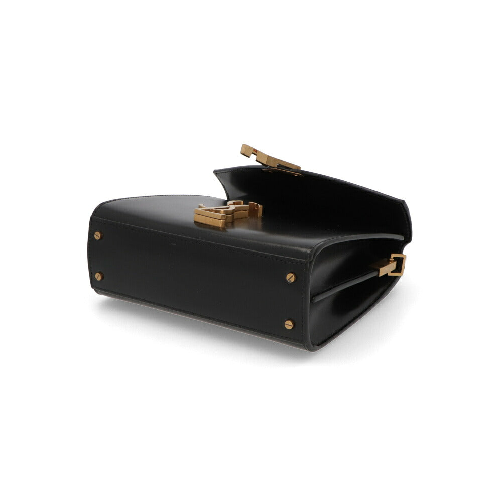 サンローラン SAINT LAURENT バッグ ハンドバッグ レディース  ブラック アーミーグリーン レザー ショルダーバッグ カサンドラロゴ 623930