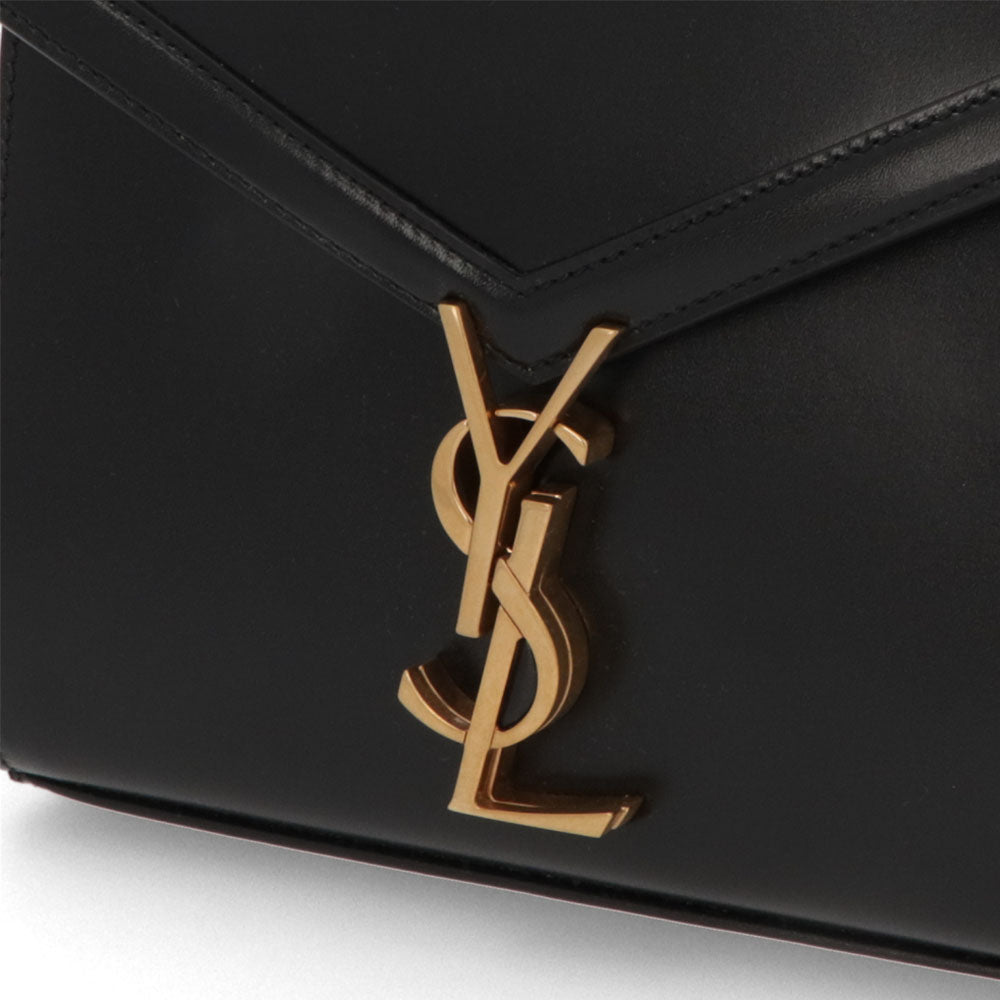 サンローラン SAINT LAURENT バッグ ハンドバッグ レディース  ブラック アーミーグリーン レザー ショルダーバッグ カサンドラロゴ 623930