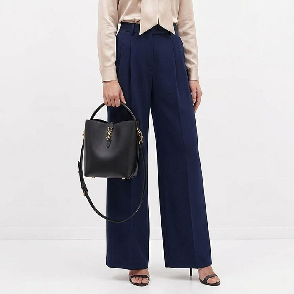 SAINT LAURENT バッグ ブラック 2WAYバッグ ショルダーバッグ バケットバッグ 742828 2R20W