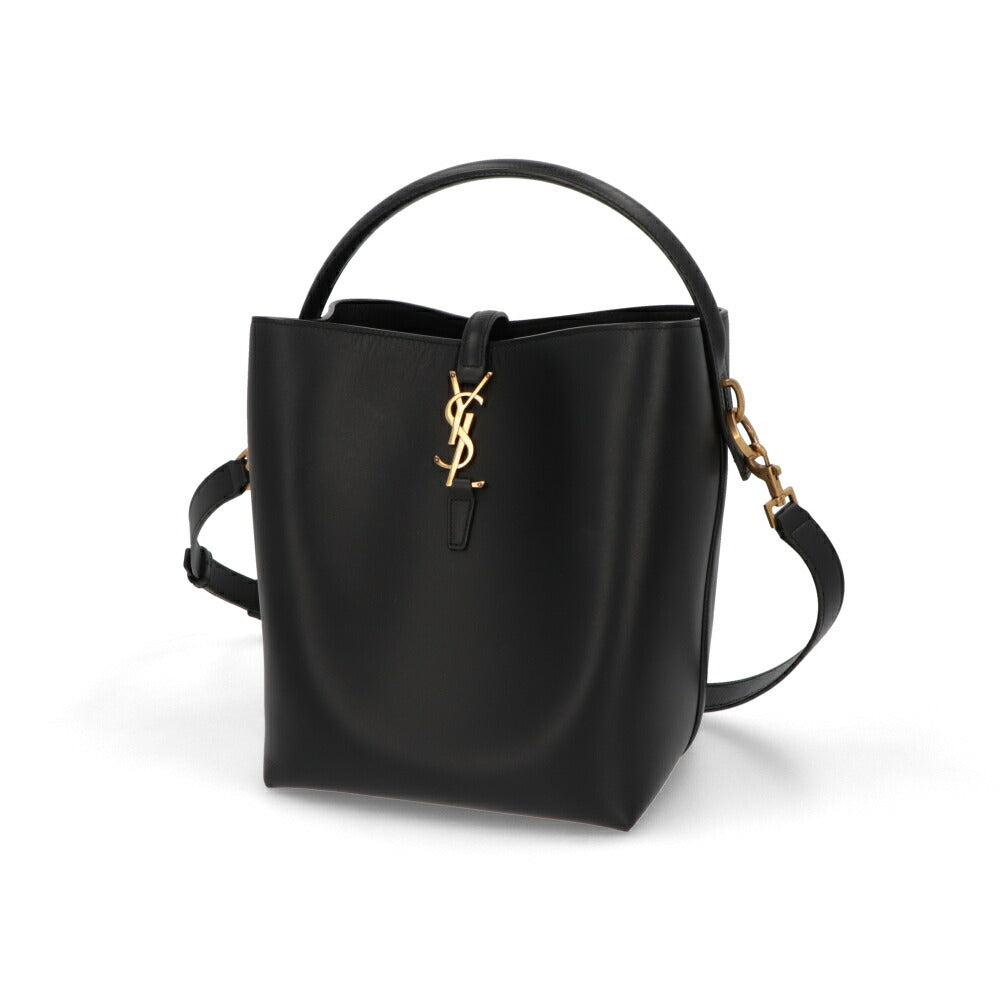 SAINT LAURENT バッグ ブラック 2WAYバッグ ショルダーバッグ バケットバッグ 742828 2R20W
