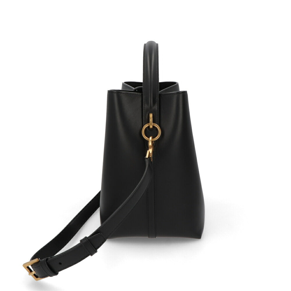 SAINT LAURENT バッグ ブラック 2WAYバッグ ショルダーバッグ バケットバッグ 742828 2R20W
