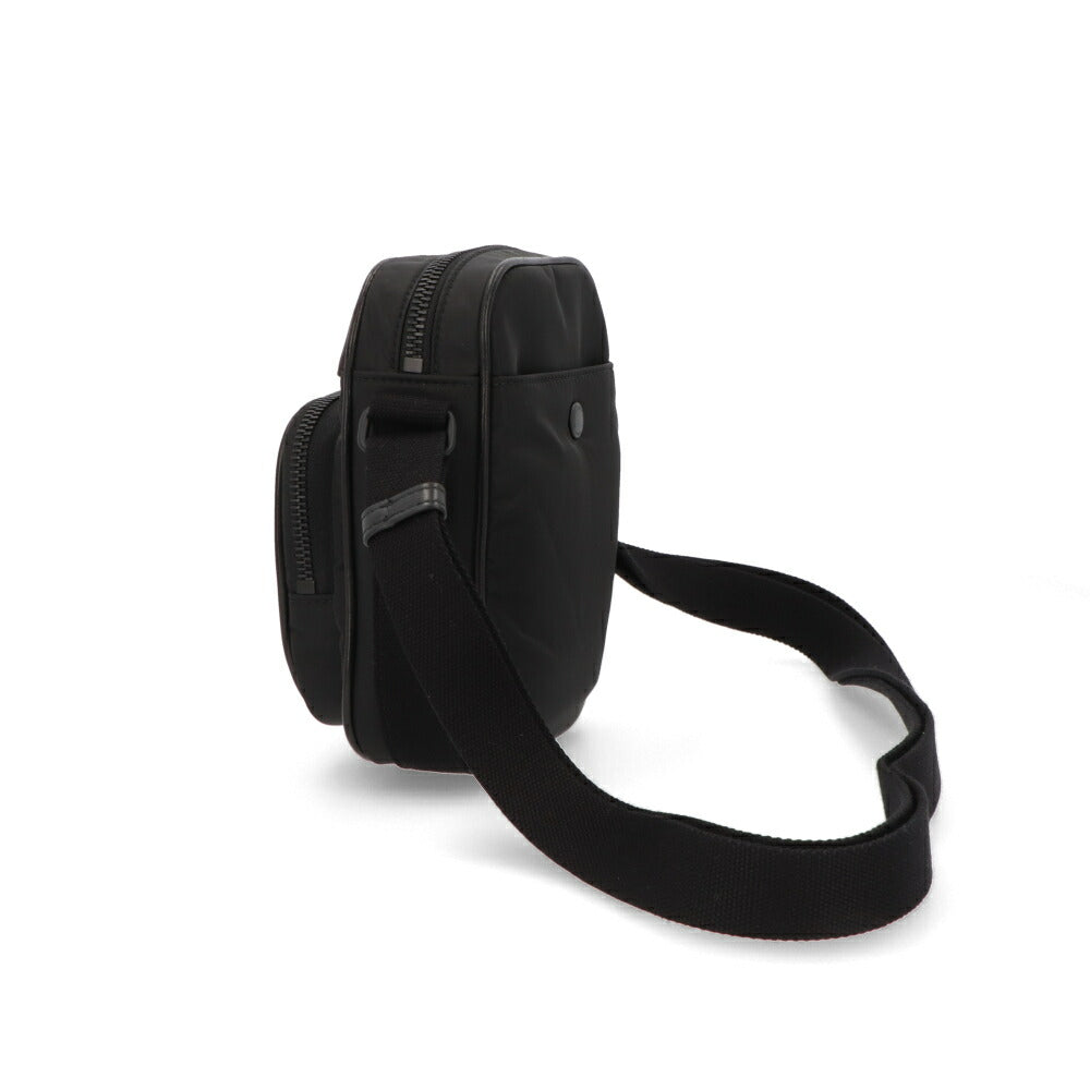 SAINT LAURENT バッグ ショルダーバッグ メンズ  ブラック ポリアミド レザー PHONE POUCH CITY 79661 AADBA