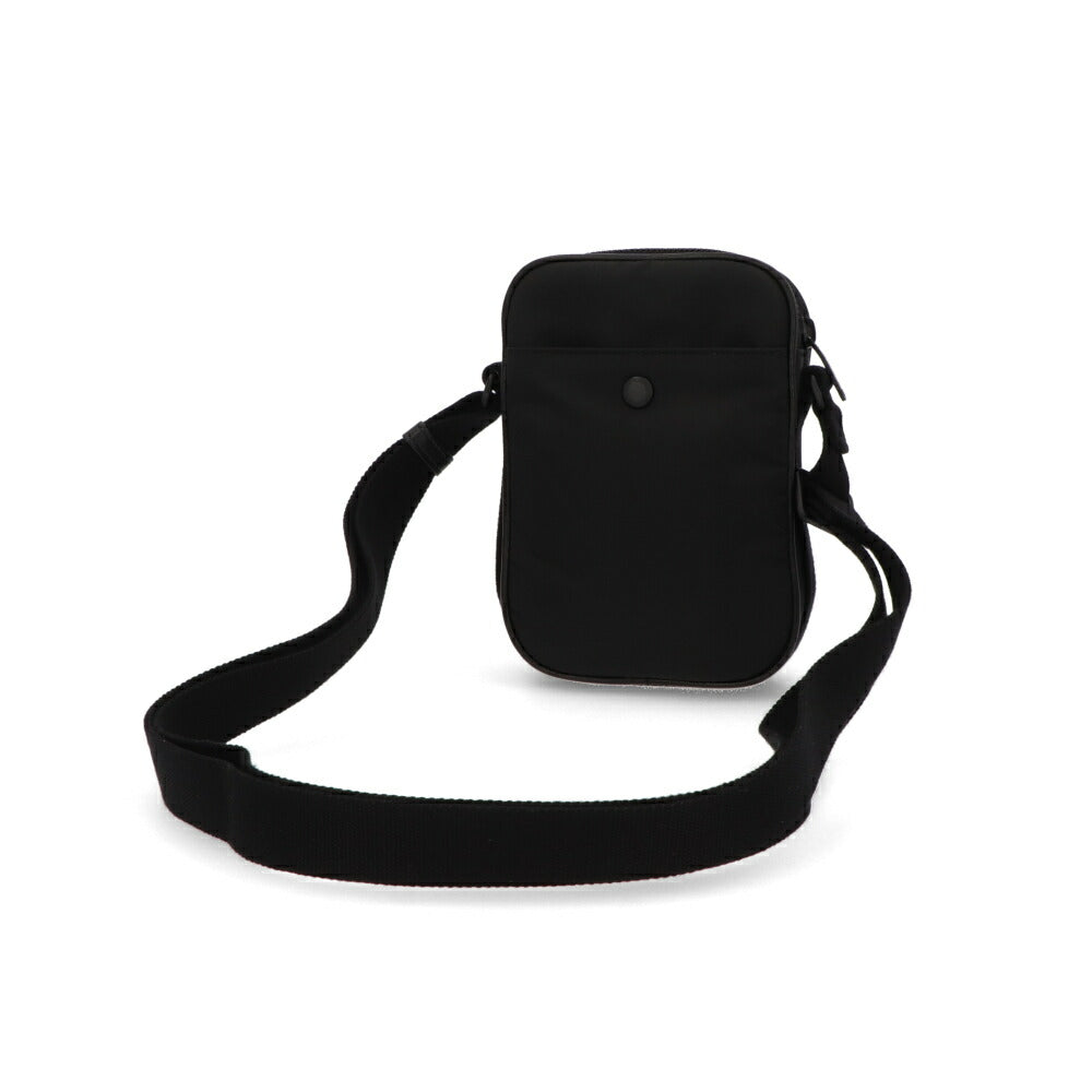 SAINT LAURENT バッグ ショルダーバッグ メンズ  ブラック ポリアミド レザー PHONE POUCH CITY 79661 AADBA