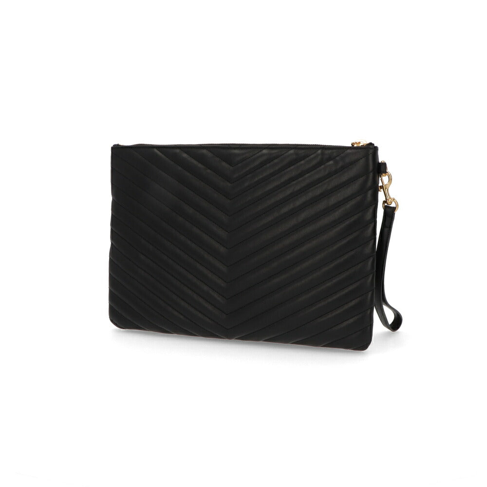 サンローラン SAINT LAURENT バッグ クラッチバッグ ユニセックス  ブラック カーフレザー タブレットポーチ　キルティング 559193