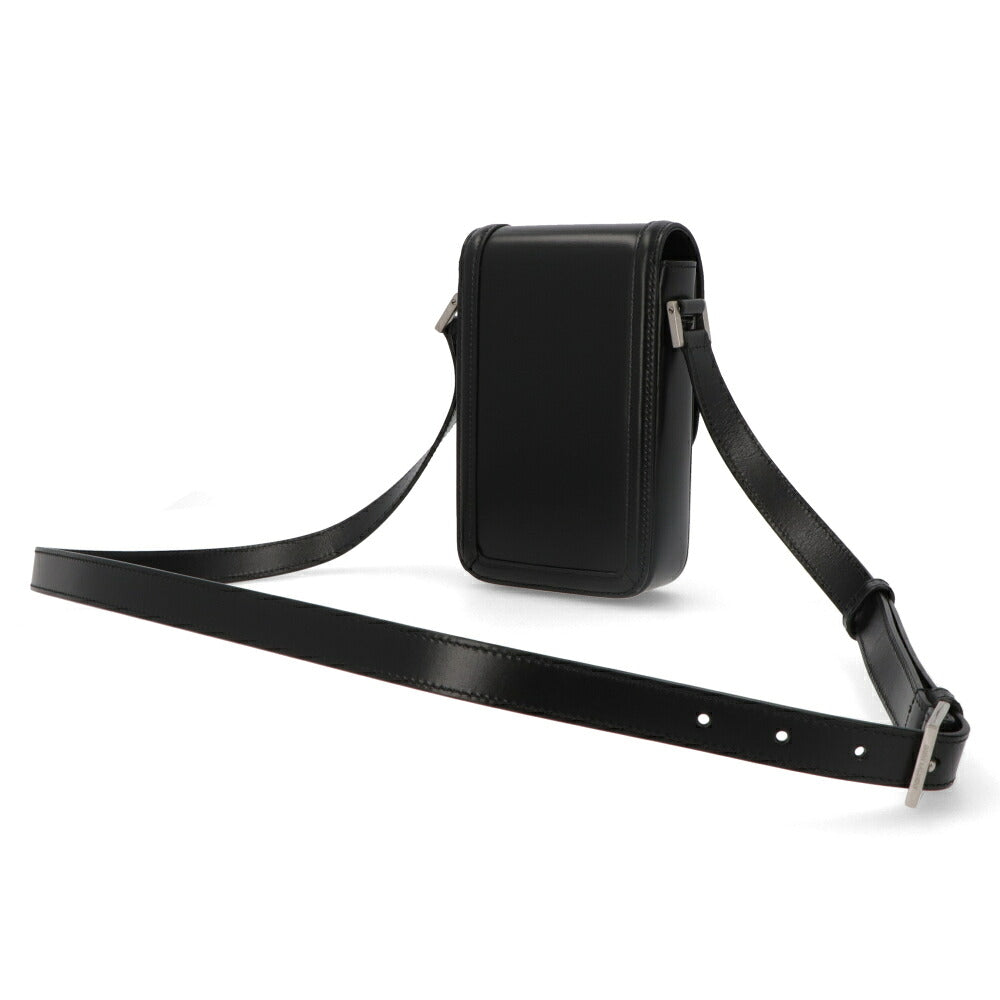 サンローラン SAINT LAURENT バッグ ショルダーバッグ ユニセックス  ブラック カーフスキンレザー ミニサッチェルバッグ 753963