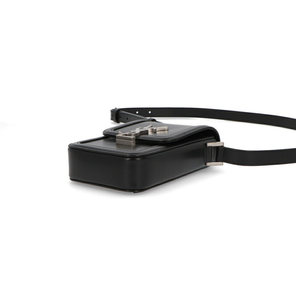 サンローラン SAINT LAURENT バッグ ショルダーバッグ ユニセックス  ブラック カーフスキンレザー ミニサッチェルバッグ 753963