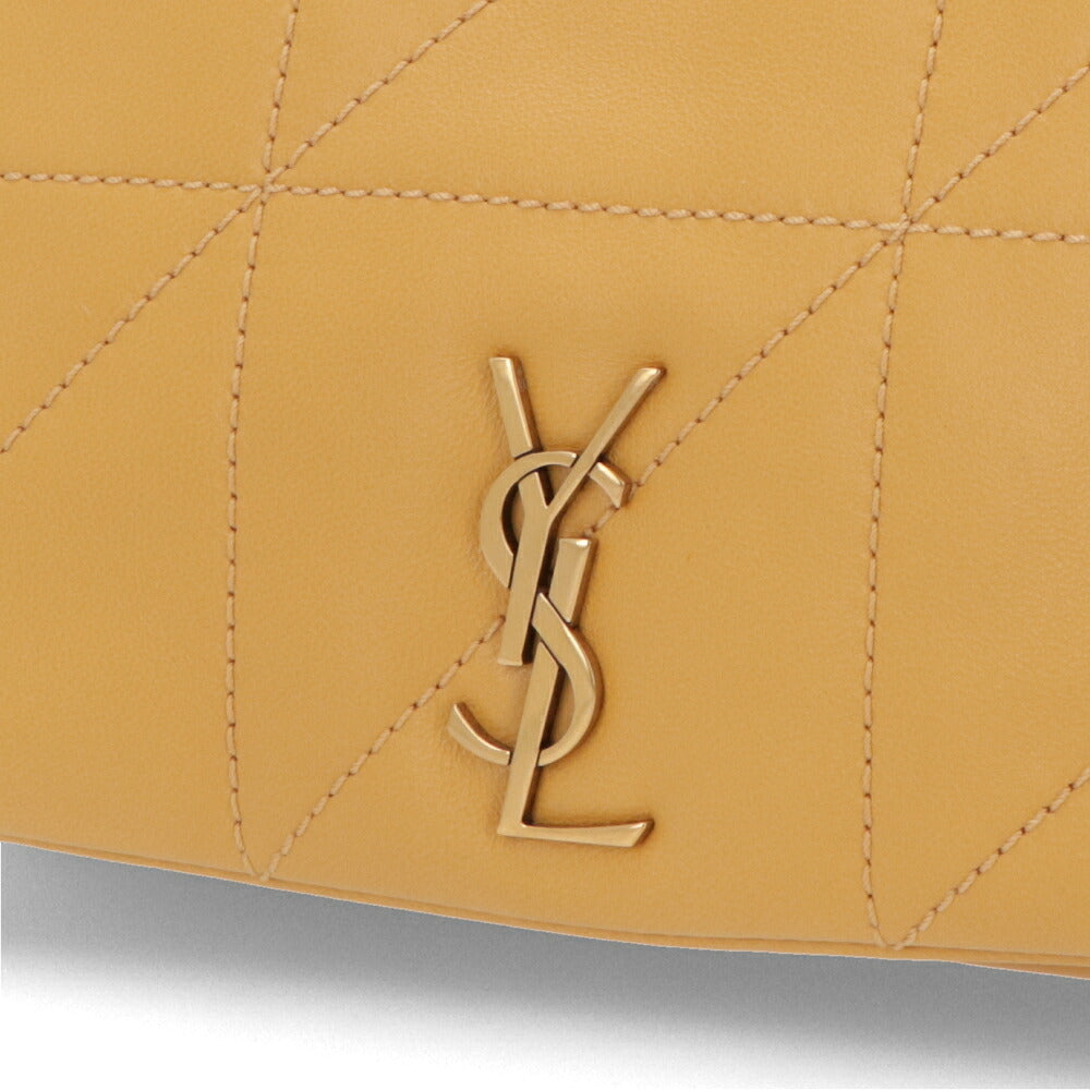 サンローラン SAINT LAURENT バッグ ショルダーバッグ レディース  マスタード ラムスキン ミニショルダー チェーンバッグ 766754